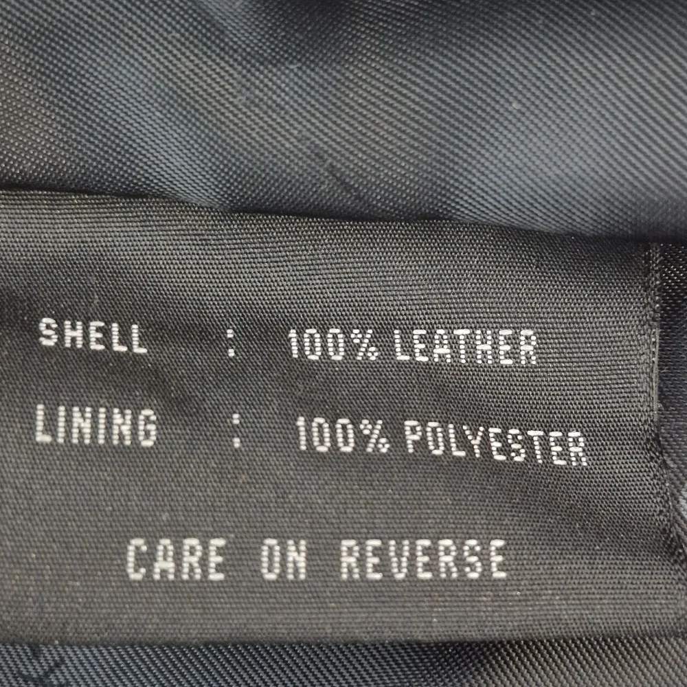 Colebrook Classics Vintage Black Leather Jacket - Size XL